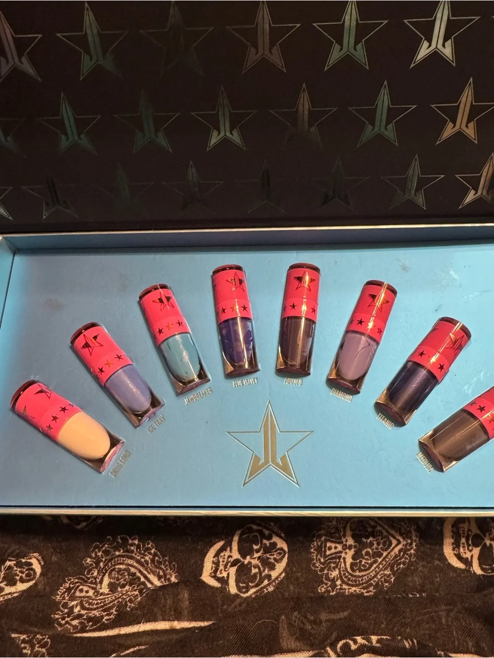 Jeffree Star Blue Blood Mini Velour Liquid Lipstick Set